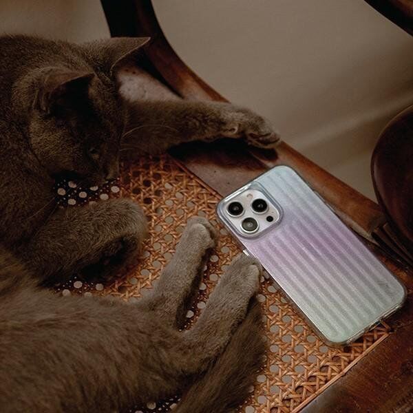 Uniq Etui UNIQ Coehl Linear Apple iPhone 14 Pro opalowy/iridescent