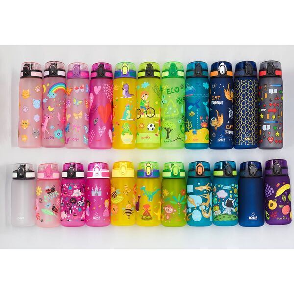 ion8 Butelka bidon na wodę dla dzieci ION8I8RF350PPLADY 350 ml biedronki