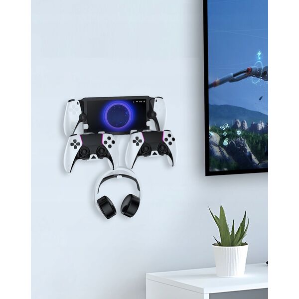 Uchwyt Ścienny na Ścianę Wieszak do Sony PlayStation PS Portal + Akcesoria / P5211-V2