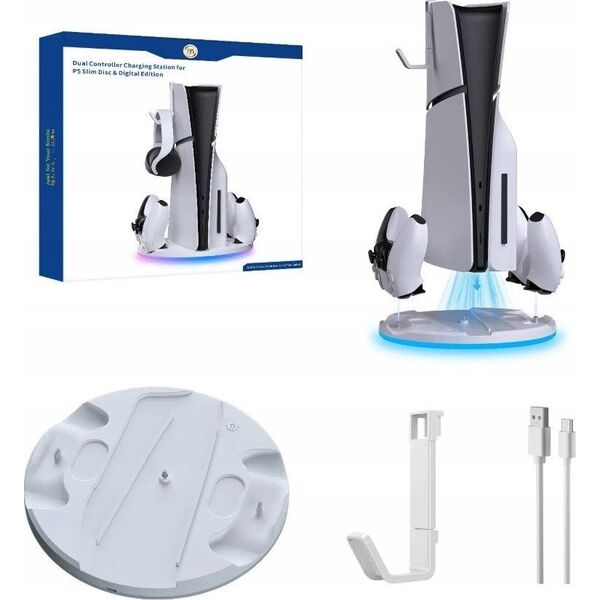 Ładowarka Stacja Dokująca Stojak - Sony PlayStation 5 PS5 SLIM DISC Digital / JYS-5196