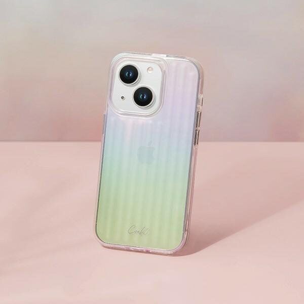 Uniq Etui UNIQ Coehl Linear Apple iPhone 14 Plus opalowy/iridescent