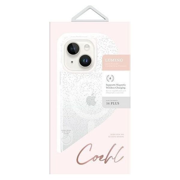 Uniq Etui UNIQ Coehl Lumino Apple iPhone 14 Plus srebrny/sparkling silver