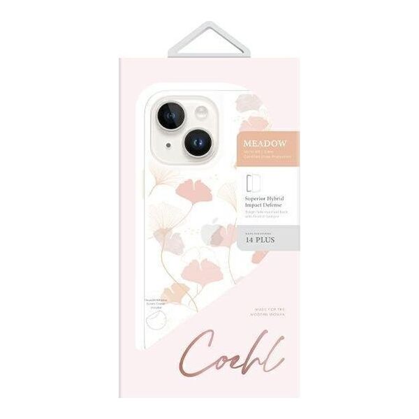 Uniq Etui UNIQ Coehl Meadow Apple iPhone 14 Plus różowy/spring pink
