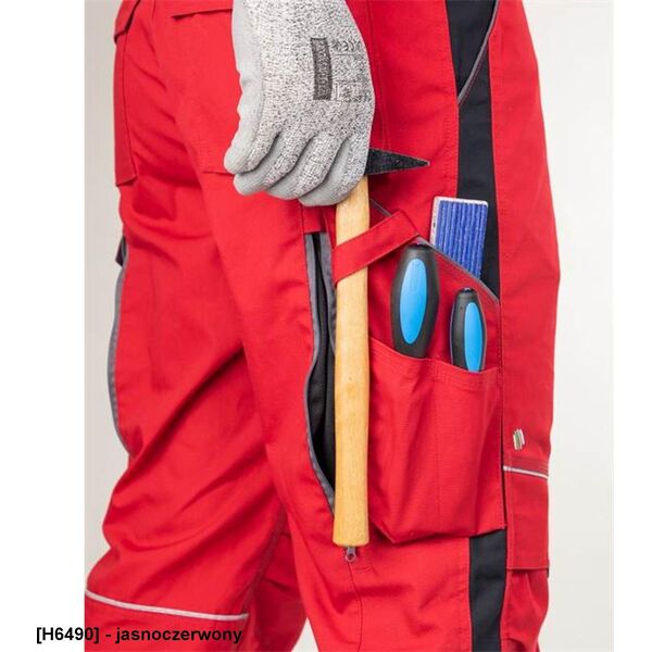 Ardon ARDON URBAN+ - spodnie do pasa 65 % poliester, 35 % bawełna, canvas, ok. 270 g/m2 Tabiflex - stretch, 11 kieszeni + na nakolanniki - KHAKI 54
