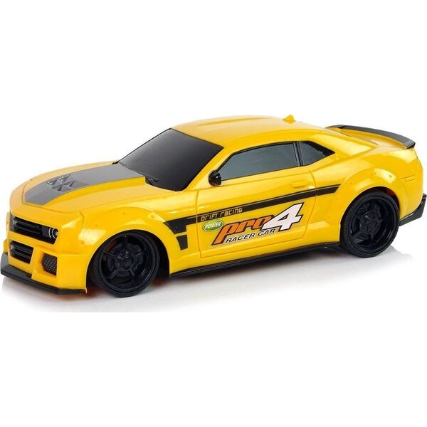 LeanToys Auto sportowe 1:24 zdalnie sterowane żółte