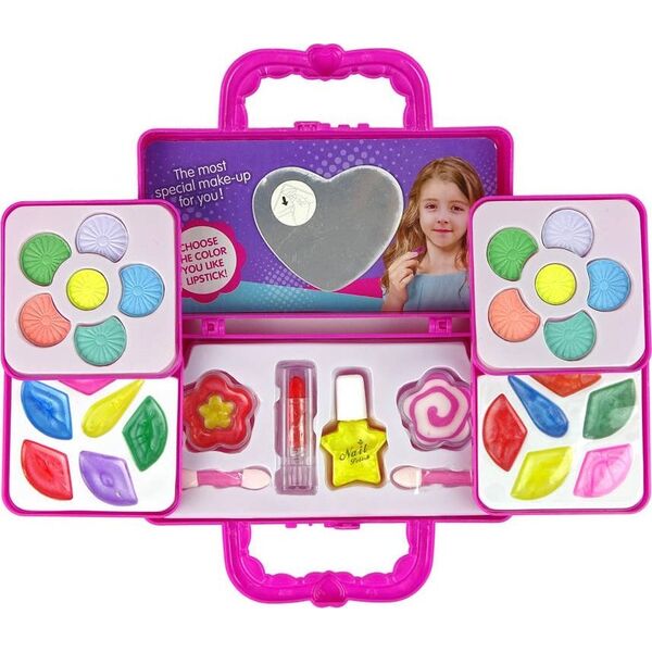 LeanToys Mała Torebka Jednorożec Zestaw Makijaż Cienie do Powiek Błyszczyki