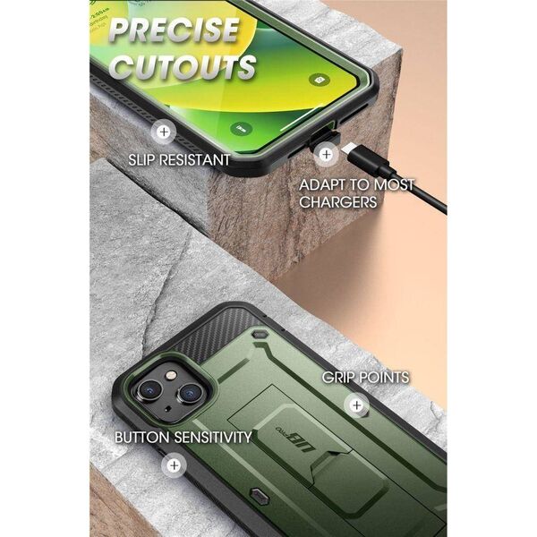 Supcase Supcase Unicorn Beetle Pro etui do iPhone 14 Plus zielony
