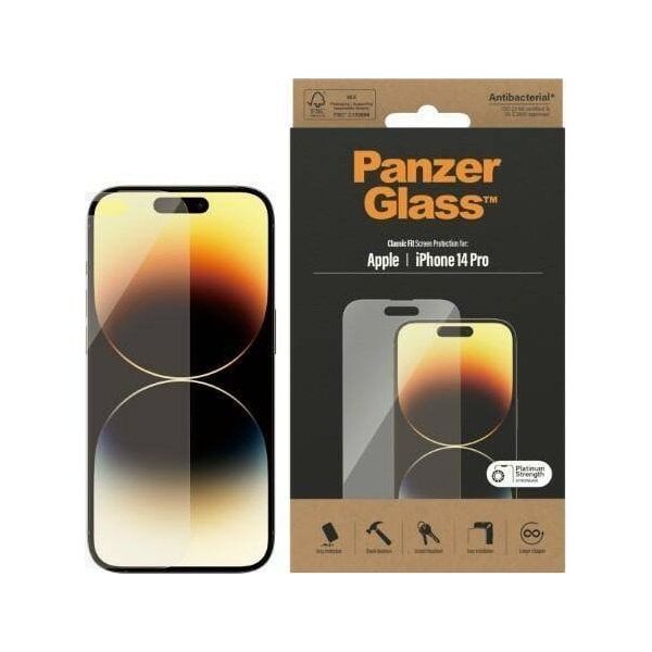 PanzerGlass Szkło ochronne Classic FIT iPhone 14 Pro