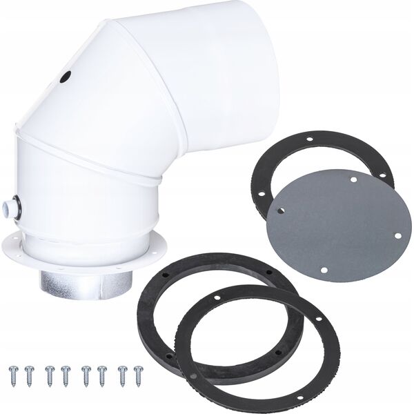 SpiroFlex 80/110-80/125 adapter TWK biały