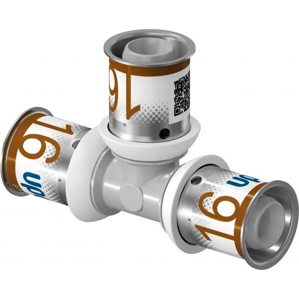 Uponor S-Press Plus trójnik PPSU 16-16-16mm (1039944)
