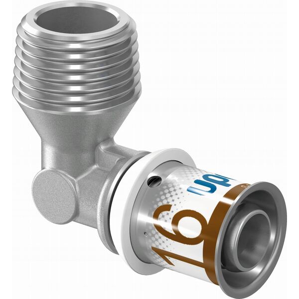 Uponor Uponor S-Press PLUS kolano z gwintem zewn. 16-R1/2MT