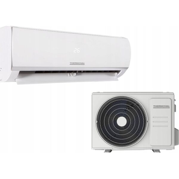 Klimatyzator Thermoval Pakiet:typu monosplit SAKAI TVK-S50 moc 5,3 kW (jednostka zewnętrza i wewnętrzna)