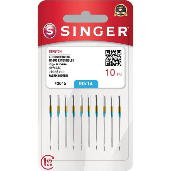 Singer Igła SINGER N2045 14/90 blister 10szt strecz