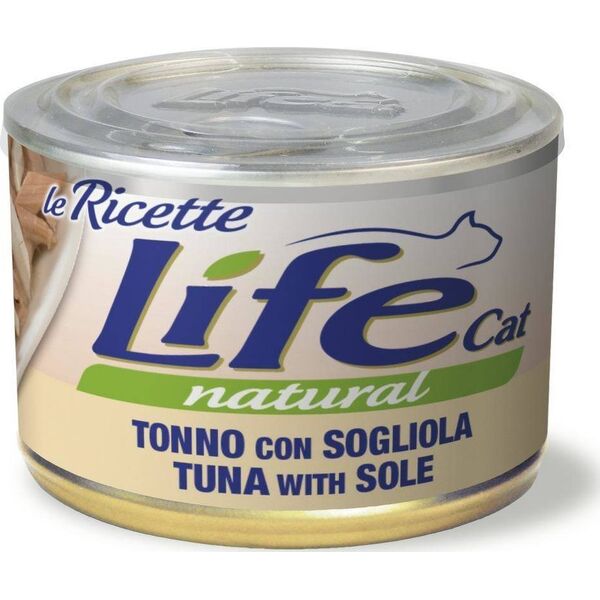 Life Pet Care LIFE CAT pusz.150g TUNA + SOLE LA RICETTE /24