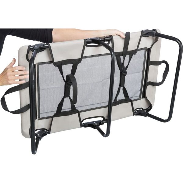 Trixie TRIXIE Legowisko dla psa, 99x19x60 cm, szaro-czarne