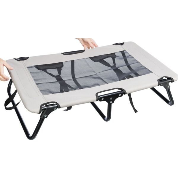 Trixie TRIXIE Legowisko dla psa, 99x19x60 cm, szaro-czarne