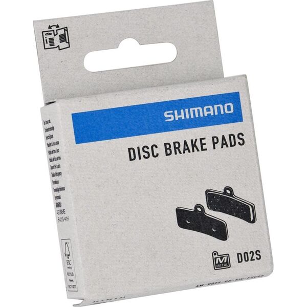 Shimano Metaliczne okładziny hamulcowe Shimano D02S