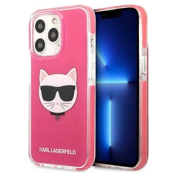 Karl Lagerfeld Karl Lagerfeld KLHCP13LTPECPI iPhone 13 Pro / 13 6,1" hardcase fuksja/fuschia Choupette Head NoSize
