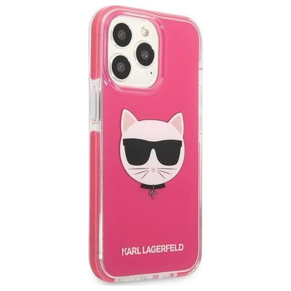 Karl Lagerfeld Karl Lagerfeld KLHCP13LTPECPI iPhone 13 Pro / 13 6,1" hardcase fuksja/fuschia Choupette Head NoSize