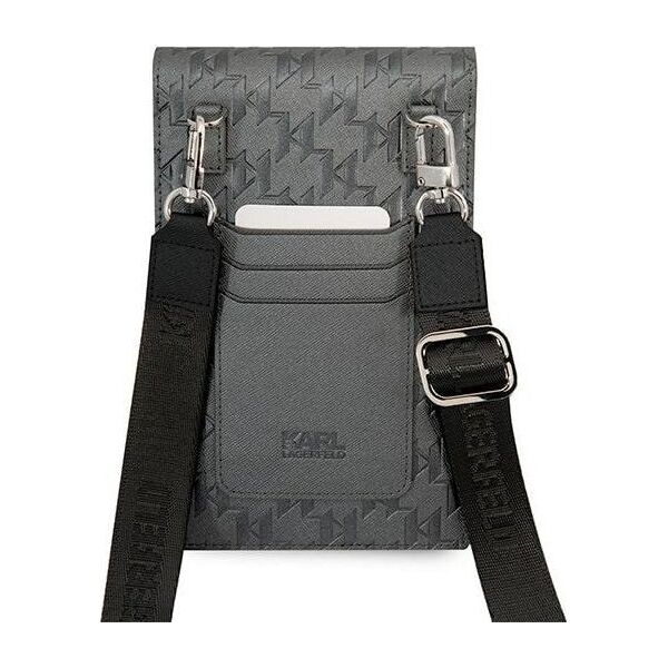 Karl Lagerfeld Karl Lagerfeld Torebka KLWBSAMIPG srebrny/silver Ikonik Karl Monogram Patch NoSize
