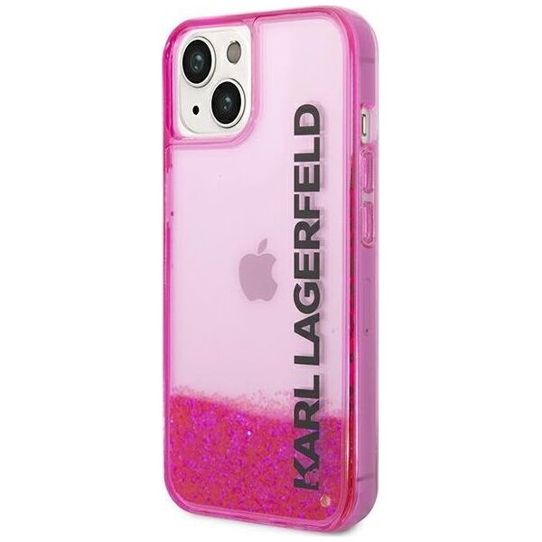 Karl Lagerfeld Karl Lagerfeld KLHCP14MLCKVF iPhone 14 Plus 6,7" różowy/pink hardcase Liquid Glitter Elong NoSize