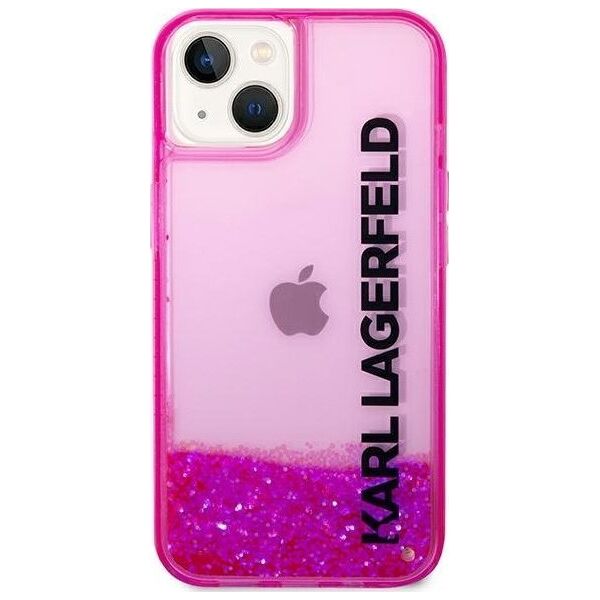 Karl Lagerfeld Karl Lagerfeld KLHCP14MLCKVF iPhone 14 Plus 6,7" różowy/pink hardcase Liquid Glitter Elong NoSize