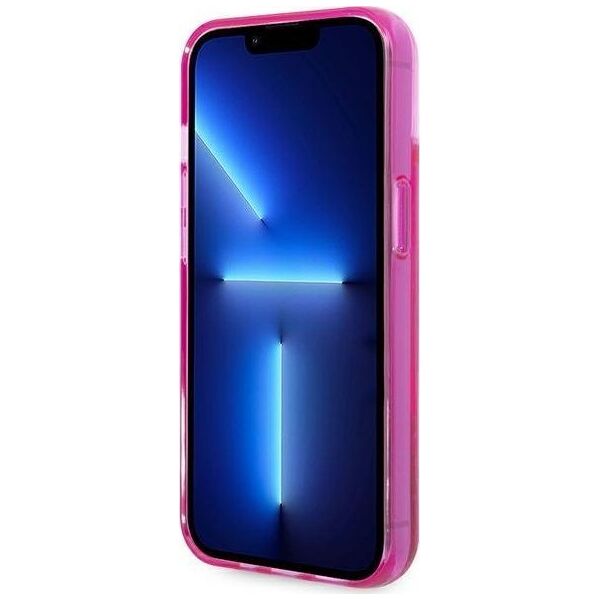 Karl Lagerfeld Karl Lagerfeld KLHCP14MLCKVF iPhone 14 Plus 6,7" różowy/pink hardcase Liquid Glitter Elong NoSize