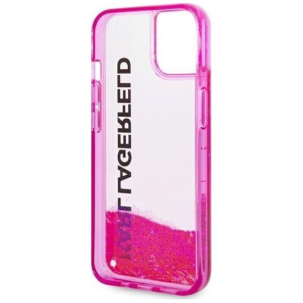 Karl Lagerfeld Karl Lagerfeld KLHCP14MLCKVF iPhone 14 Plus 6,7" różowy/pink hardcase Liquid Glitter Elong NoSize