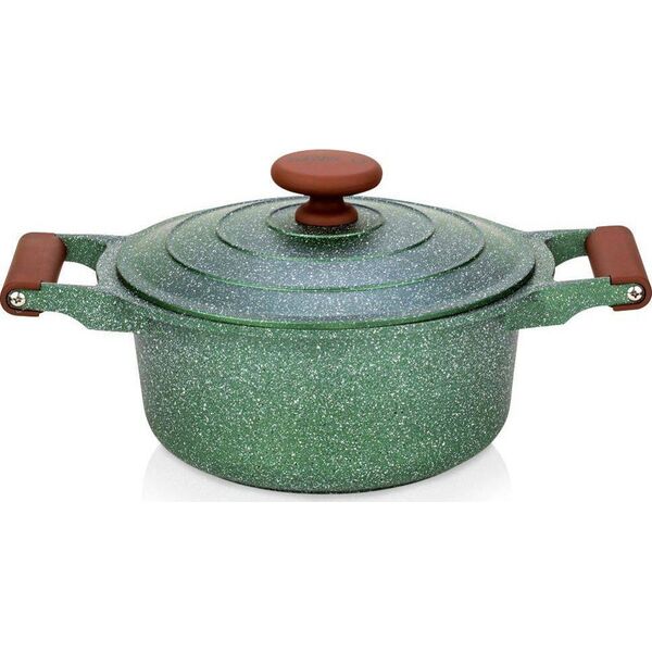 NAVA Garnek granitowy z pokrywką OMEGA 24 cm 4,4 l