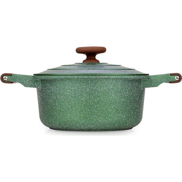 NAVA Garnek granitowy z pokrywką OMEGA 24 cm 4,4 l
