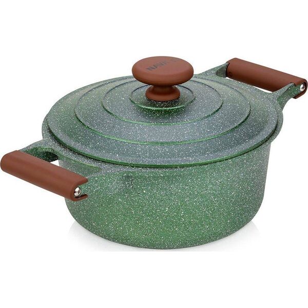 NAVA Garnek granitowy z pokrywką OMEGA 24 cm 4,4 l