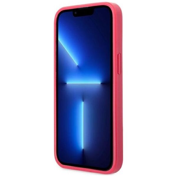 Guess Guess GUHCP13LPS4MF iPhone 13 Pro / 13 6,1" różowy/pink hardcase Saffiano 4G Small Metal Logo NoSize
