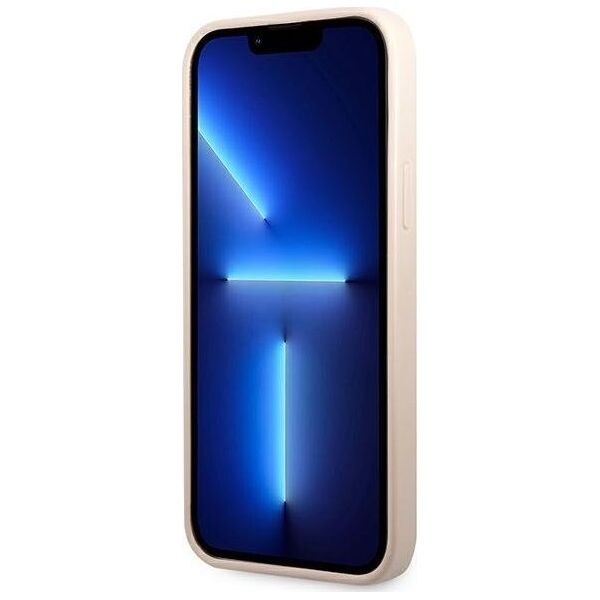 Guess Guess GUHCP13XP4TPP iPhone 13 Pro Max 6,7" różowy/pink hardcase 4G Triangle Logo Cardslot NoSize