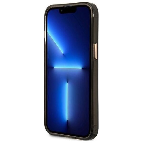 Guess Guess GUHMP13XHTCMK iPhone 13 Pro Max 6,7" czarny/black hard case Gold Outline Translucent MagSafe NoSize