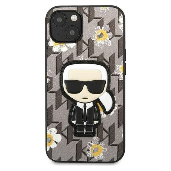 Karl Lagerfeld Karl Lagerfeld KLHCP13SPMNFIK1 iPhone 13 mini 5,4" szary/grey Flower Ikonik Karl NoSize