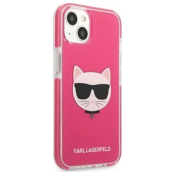 Karl Lagerfeld Karl Lagerfeld KLHCP13STPECPI iPhone 13 mini 5,4" hardcase fuksja/fuschia Choupette Head NoSize