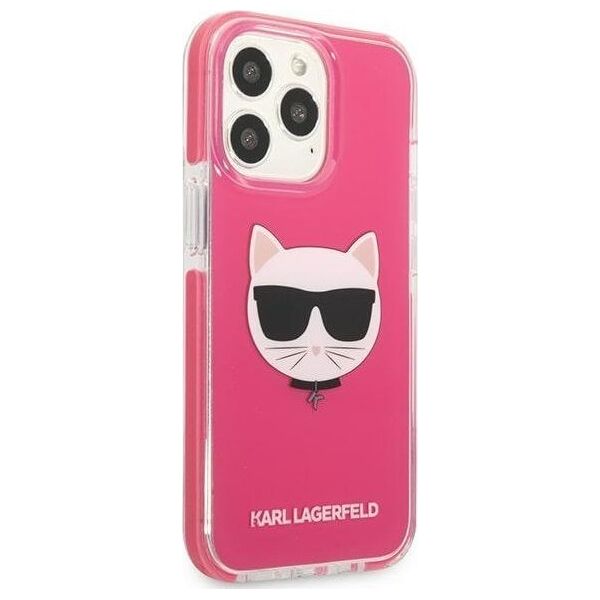 Karl Lagerfeld Karl Lagerfeld KLHCP13XTPECPI iPhone 13 Pro Max 6,7" hardcase fuksja/fuschia Choupette Head NoSize