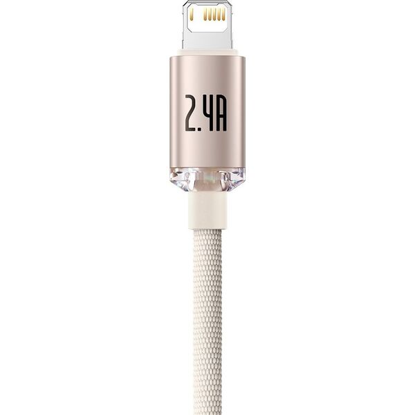 Kabel USB Baseus USB-A - Lightning 2 m Różowy (BSU3636)