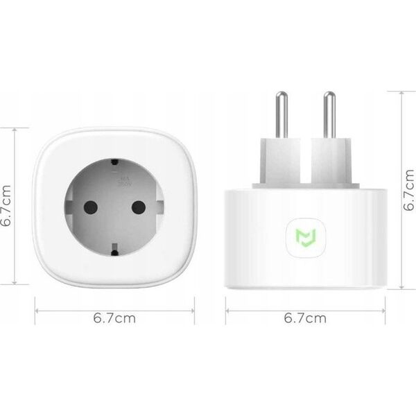 Meross Inteligentne gniazdko MEROSS MSS210EU (HomeKit) (dwupak)