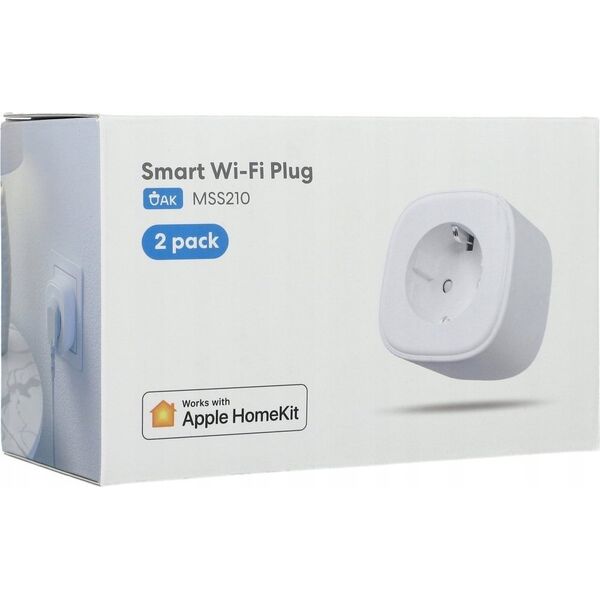 Meross Inteligentne gniazdko MEROSS MSS210EU (HomeKit) (dwupak)