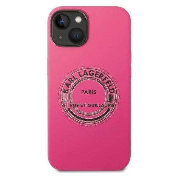 Karl Lagerfeld Karl Lagerfeld KLHCP14MSRSGRCF iPhone 14 Plus 6,7" hardcase różowy/pink Silicone RSG NoSize