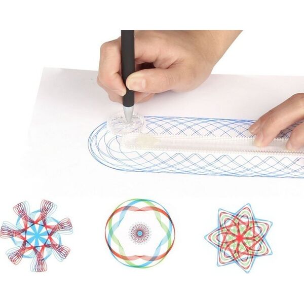 Jokomisiada Spirograf zestaw zabawka edukacyjna ZA2583