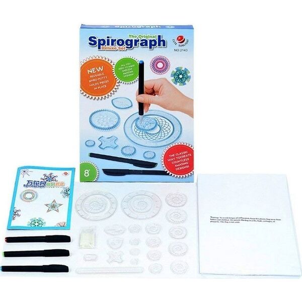 Jokomisiada Spirograf zestaw zabawka edukacyjna ZA2583