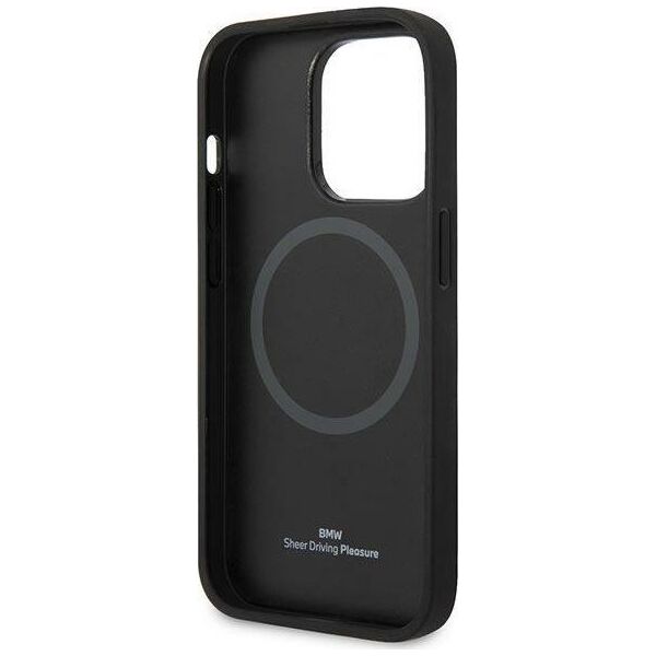 BMW Etui BMW BMHMP14XSLLBK Apple iPhone 14 Pro Max czarny/black hardcase Signature Logo Imprint Magsafe