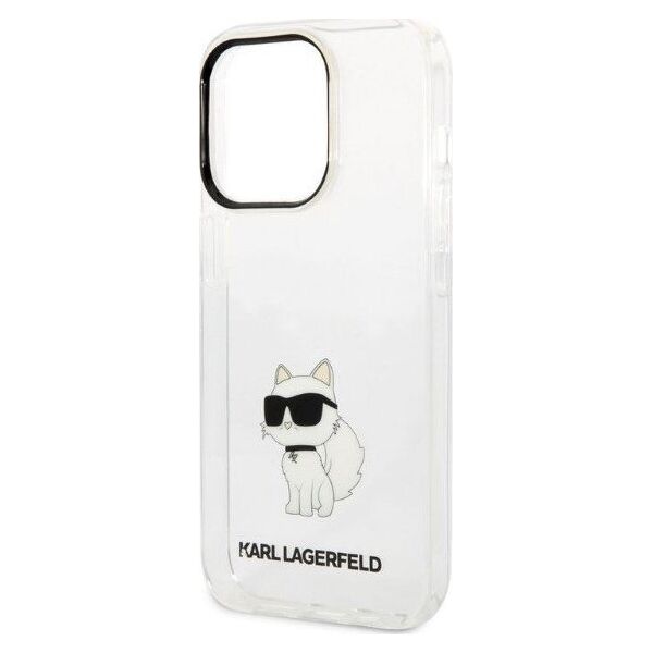Karl Lagerfeld Etui Karl Lagerfeld KLHCP14LHNCHTCT Apple iPhone 14 Pro transparent hardcase IML NFT Choupette