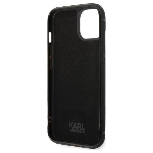 Karl Lagerfeld Etui Karl Lagerfeld KLHCP14MCSSK Apple iPhone 14 Plus hardcase czarny/black Signature Logo Cardslot