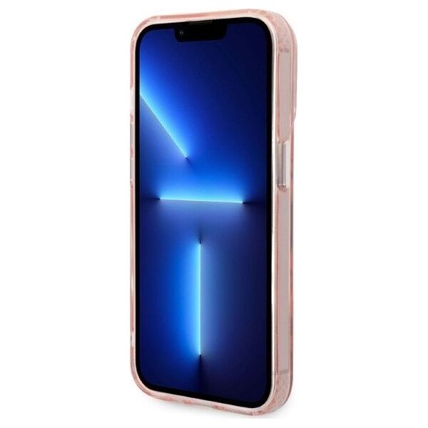Karl Lagerfeld Etui Karl Lagerfeld KLHMP14LHNKCIP Apple iPhone 14 Pro hardcase różowy/pink IML NFT Karl&Choupette Magsafe