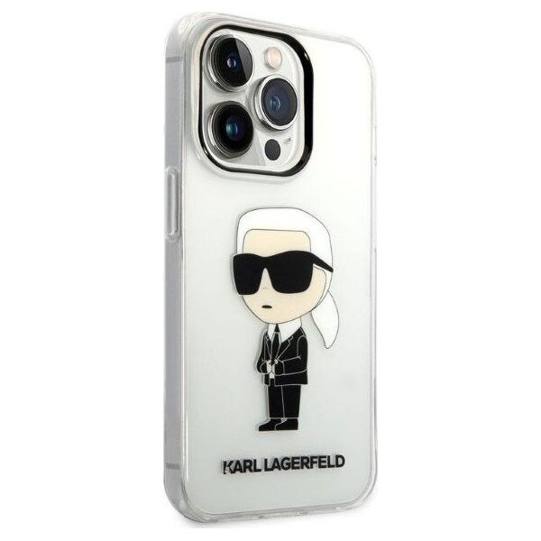 Karl Lagerfeld Etui Karl Lagerfeld KLHCP14LHNIKTCT Apple iPhone 14 Pro transparent hardcase IML NFT Ikonik