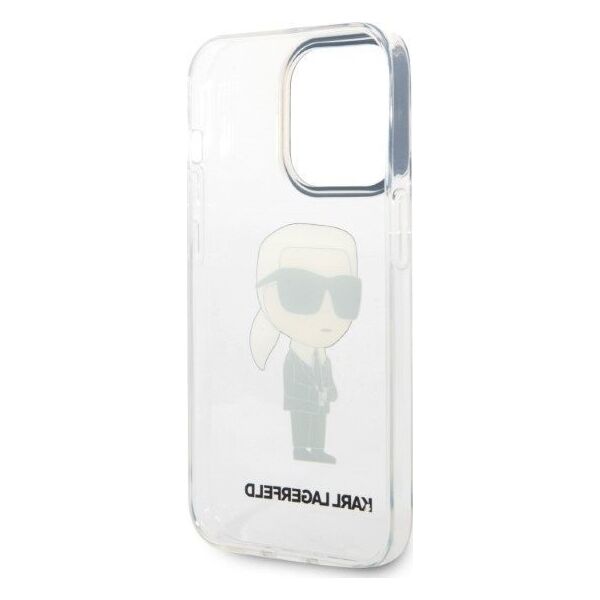 Karl Lagerfeld Etui Karl Lagerfeld KLHCP14LHNIKTCT Apple iPhone 14 Pro transparent hardcase IML NFT Ikonik