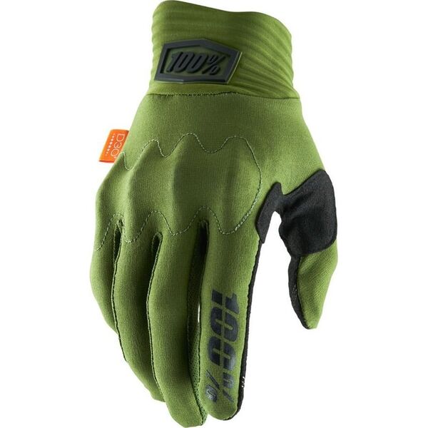 100% Rękawiczki 100% COGNITO Gloves Black - S (długość dłoni 181-187 mm) (NEW 2022)